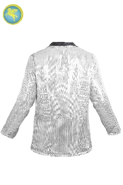 GIACCA PAILLETTES ARGENTO